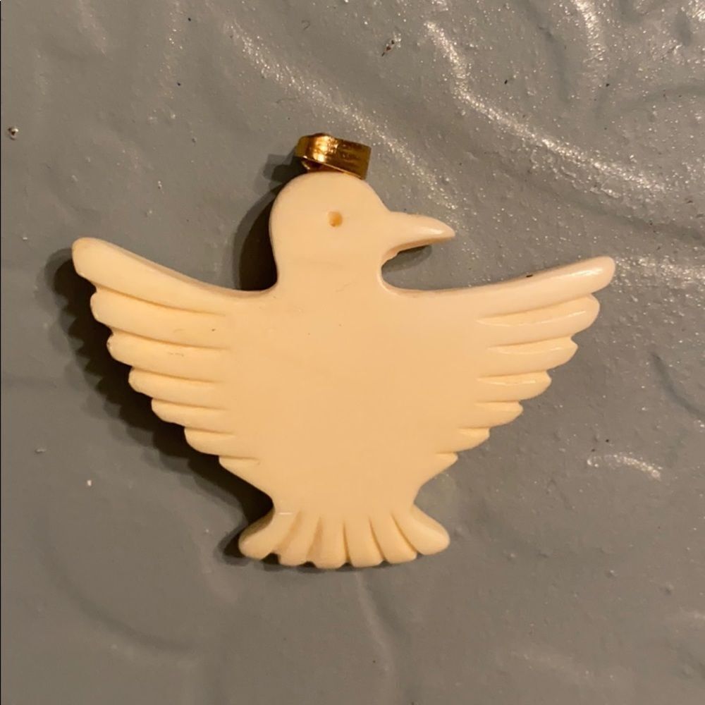 Hand Carved Eagle Pendent